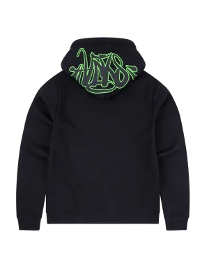 Syna World OG Hoodie Black/Neon Green