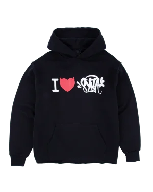 Syna Love Graphic Hoodie – Black
