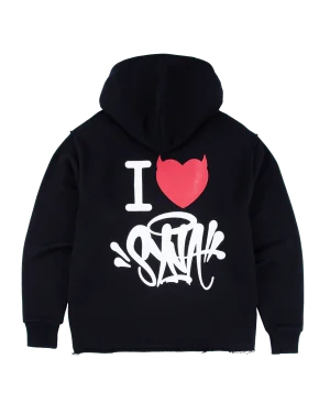 Syna Love Graphic Hoodie – Black
